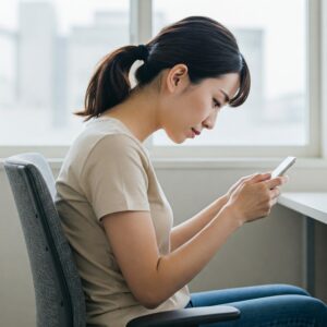 スマホ首