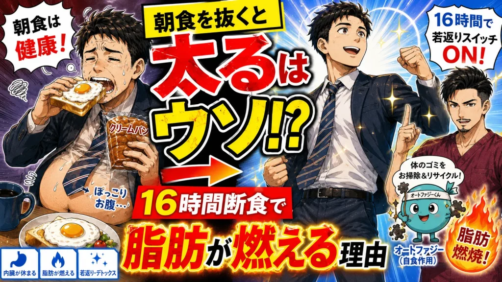 朝食を抜くと太るは嘘