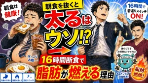 朝食を抜くと太るは嘘